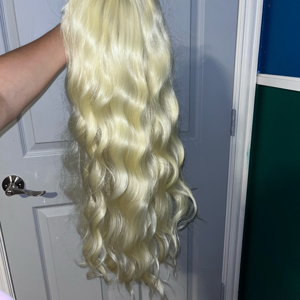 Lace front wig